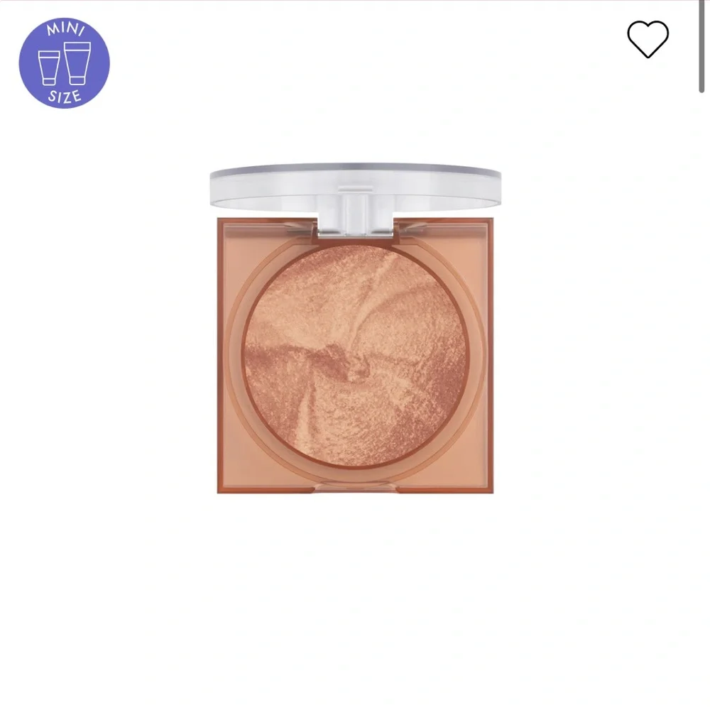Huda Beauty GloWish Soft Radiance Bronzing Powder Mini in 02 Medium